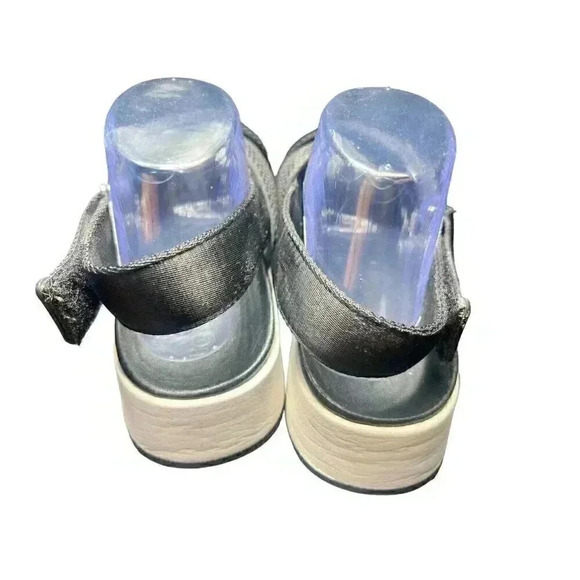 UGG Nell Women's Sandal Platform Comfort Black/White Sz 10 11117277 - Picture 11 of 11